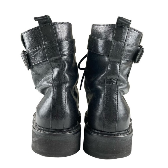 Ann Demeulemeester Buckle Lace Up Combat Boots - Picture 8 of 13